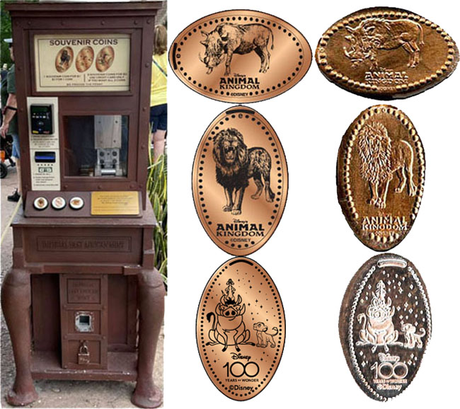 The Dino Institute NEW Pressed Pennies – Animal Kingdom