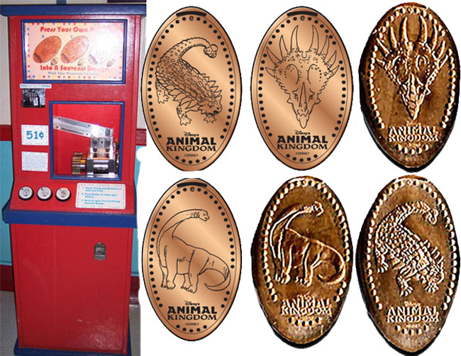 The Dino Institute NEW Pressed Pennies – Animal Kingdom